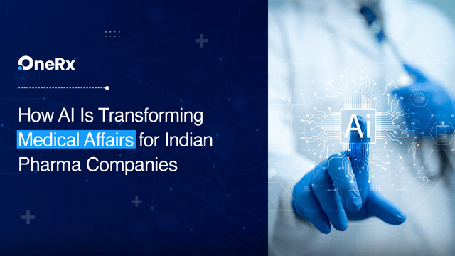 How AI Is Transforming Medical Affairs for Indian Pharma Companies